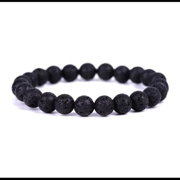 Set of (3) Lava Rock Essential Oil Diffuser Bracelets - Picture 8 of 14